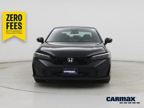 Black 2025 Honda Civic Sport