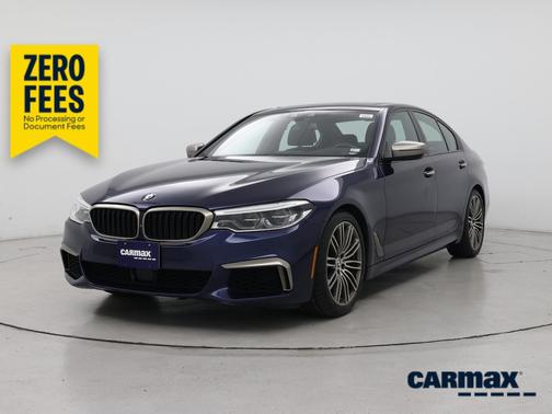 Blue 2018 BMW M550 I xDrive