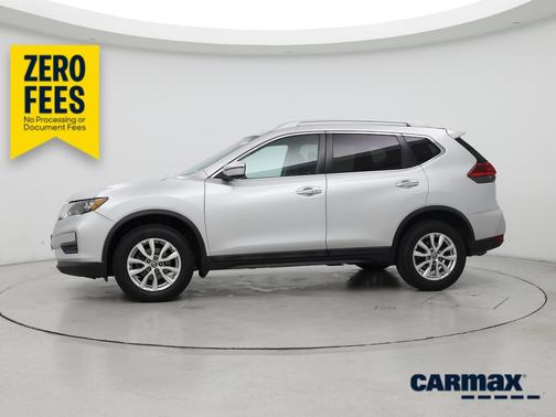 Silver 2017 Nissan Rogue SV