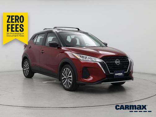 Red 2021 Nissan Kicks SV