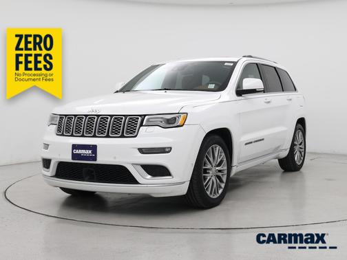 White 2017 Jeep Grand Cherokee Summit