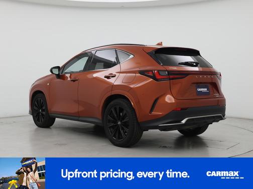 Orange 2022 Lexus NX 350 F-SPORT Handling
