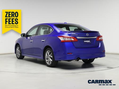 Blue 2015 Nissan Sentra SR