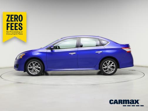 Blue 2015 Nissan Sentra SR