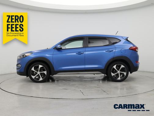 Blue 2017 Hyundai TUCSON Sport