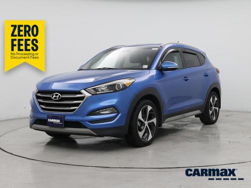 Blue 2017 Hyundai TUCSON Sport