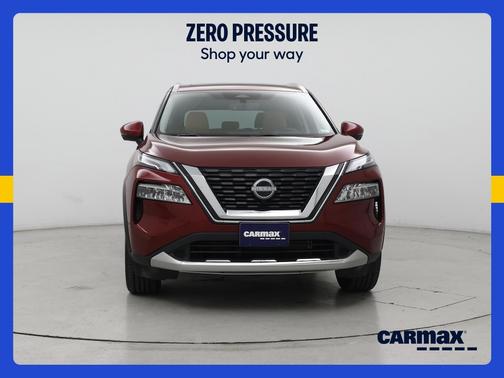 Red 2023 Nissan Rogue Platinum