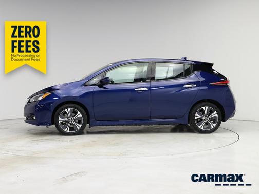 Blue 2020 Nissan Leaf SL PLUS