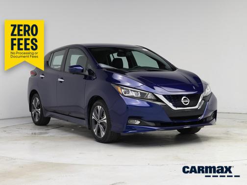 Blue 2020 Nissan Leaf SL PLUS