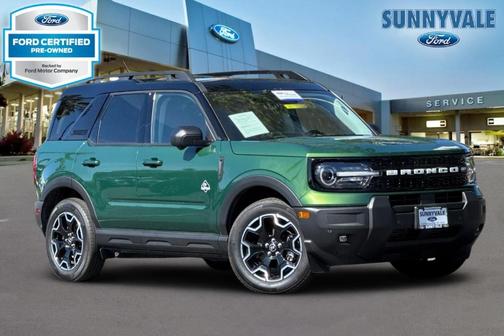 Green Metallic 2025 Ford Bronco Sport Outer Banks