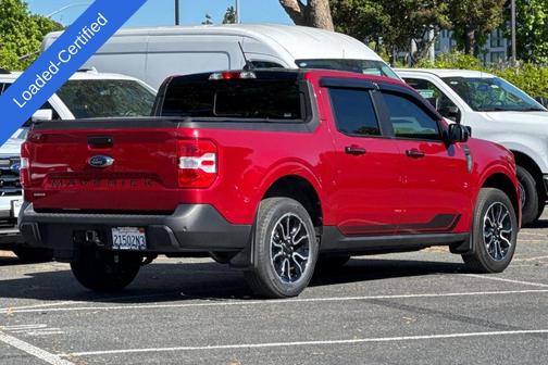 Red Metallic 2022 Ford Maverick Lariat