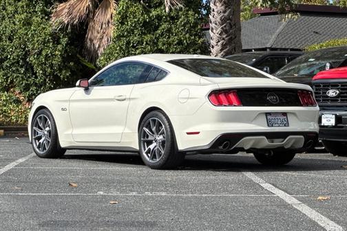 Wimbledon White 2015 Ford Mustang GT 50 Years Limited Edition