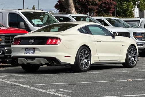 Wimbledon White 2015 Ford Mustang GT 50 Years Limited Edition
