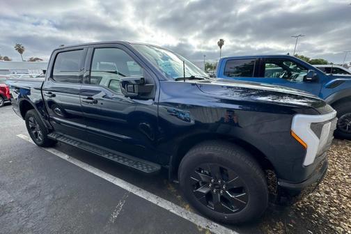 Blue Metallic 2024 Ford F-150 Lightning LARIAT