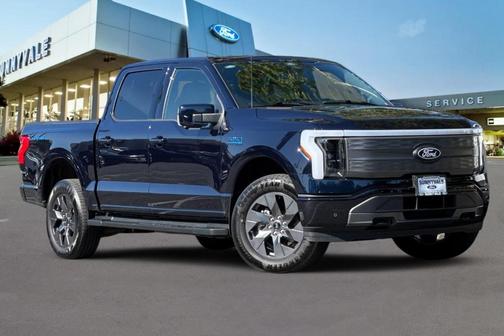 Blue Metallic 2024 Ford F-150 Lightning LARIAT