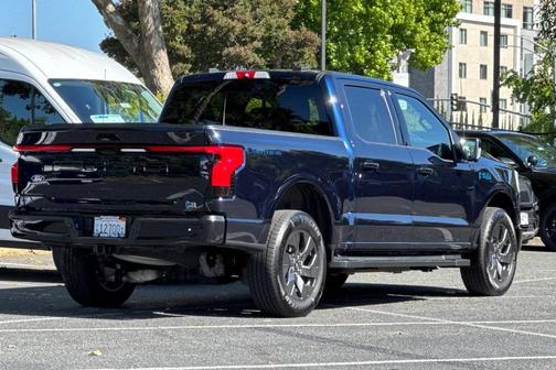 Blue Metallic 2024 Ford F-150 Lightning LARIAT