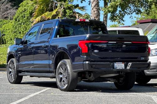 Blue Metallic 2024 Ford F-150 Lightning LARIAT