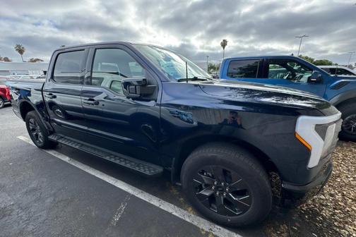 Blue Metallic 2024 Ford F-150 Lightning LARIAT