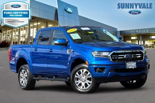 Lightning Blue Metallic 2019 Ford Ranger Lariat