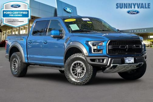 Blue 2019 Ford F-150 Raptor