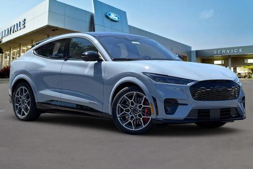 Glacier Gray 2025 Ford Mustang Mach-E GT