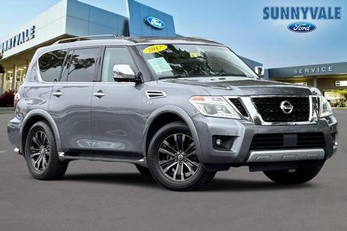 Gun Metallic 2017 Nissan Armada Platinum