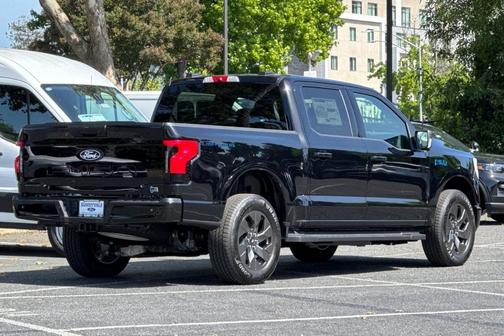 Agate Black 2025 Ford F-150 Lightning Flash