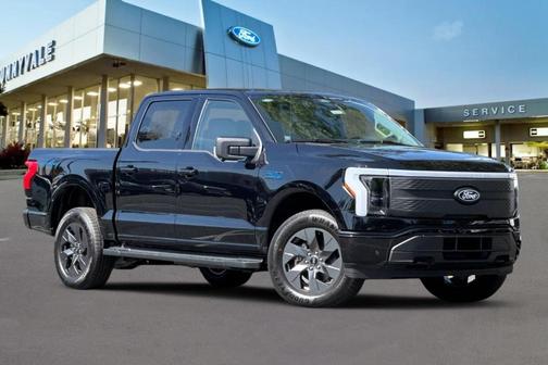 Agate Black 2025 Ford F-150 Lightning Flash