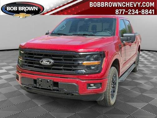 Red 2025 Ford F-150 XLT