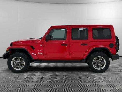 Red 2020 Jeep Wrangler Unlimited Sahara