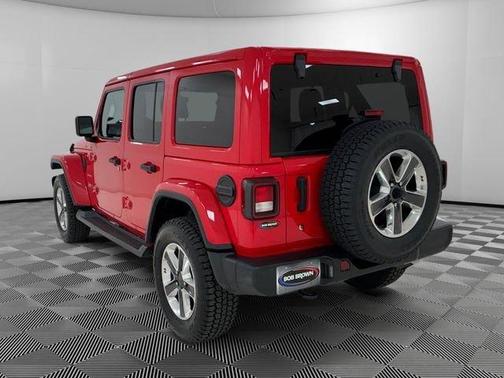 Red 2020 Jeep Wrangler Unlimited Sahara