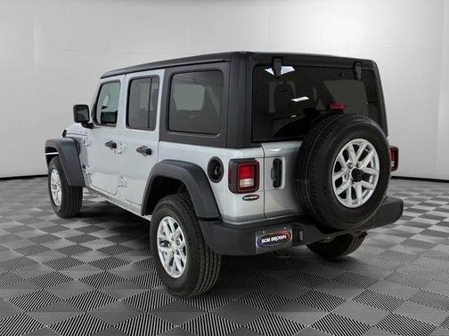 Silver 2023 Jeep Wrangler Sport