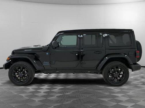 Black 2025 Jeep Wrangler 4xe Sahara