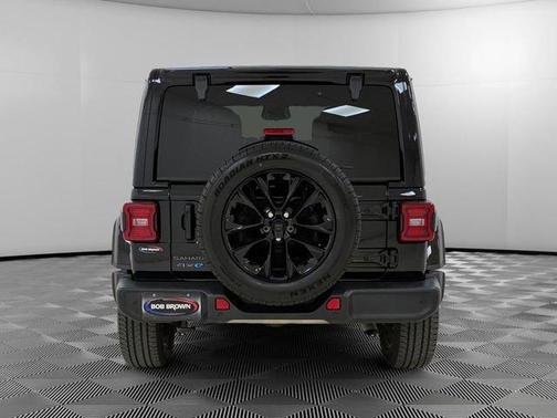 Black 2025 Jeep Wrangler 4xe Sahara