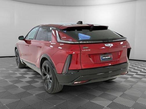 Red 2025 Cadillac LYRIQ Sport
