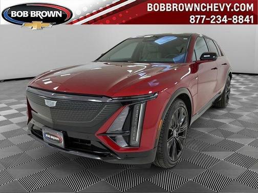 Red 2025 Cadillac LYRIQ Sport