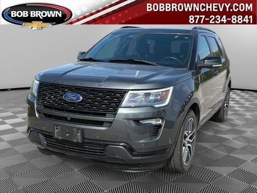 Gray 2018 Ford Explorer sport