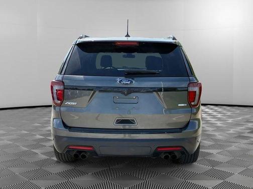 Gray 2018 Ford Explorer sport