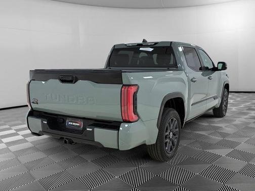 Green 2024 Toyota Tundra Hybrid Platinum