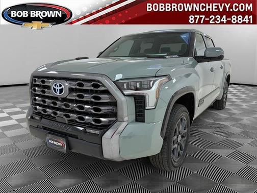Green 2024 Toyota Tundra Hybrid Platinum