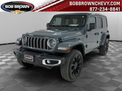 Gray 2025 Jeep Wrangler 4xe Sahara
