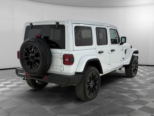 White 2025 Jeep Wrangler 4xe Sahara