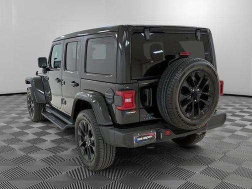 Black 2025 Jeep Wrangler 4xe Sahara