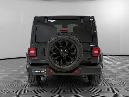Black 2025 Jeep Wrangler 4xe Sahara