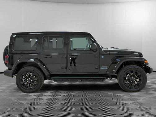 Black 2025 Jeep Wrangler 4xe Sahara