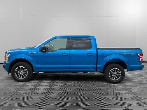 Blue 2020 Ford F-150 XLT