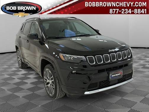 Black 2022 Jeep Compass Limited