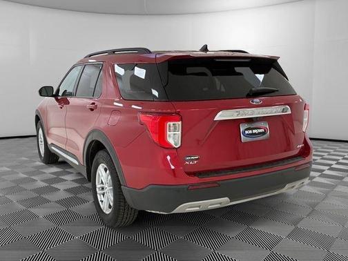 Red 2022 Ford Explorer XLT