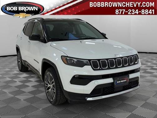 White 2022 Jeep Compass Limited