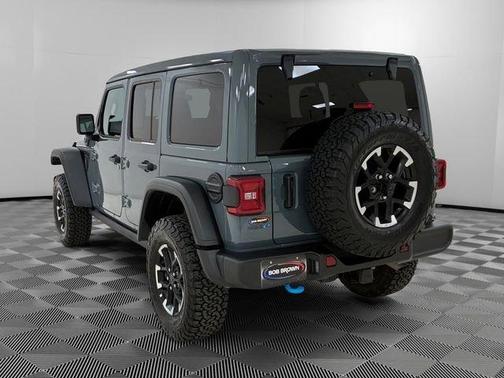 Gray 2025 Jeep Wrangler 4xe Rubicon